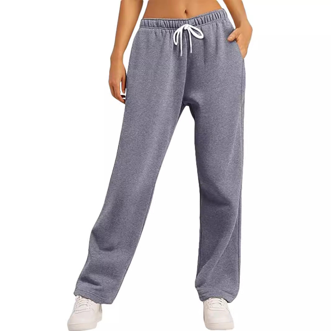 Damen bequeme Sporthose mit elastischem Bund und seitlichen Taschen Echo Archiv