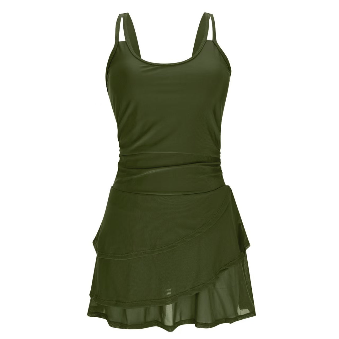 Damen Sportliches Schwimmdress mit elegantem Rock Echo Archiv