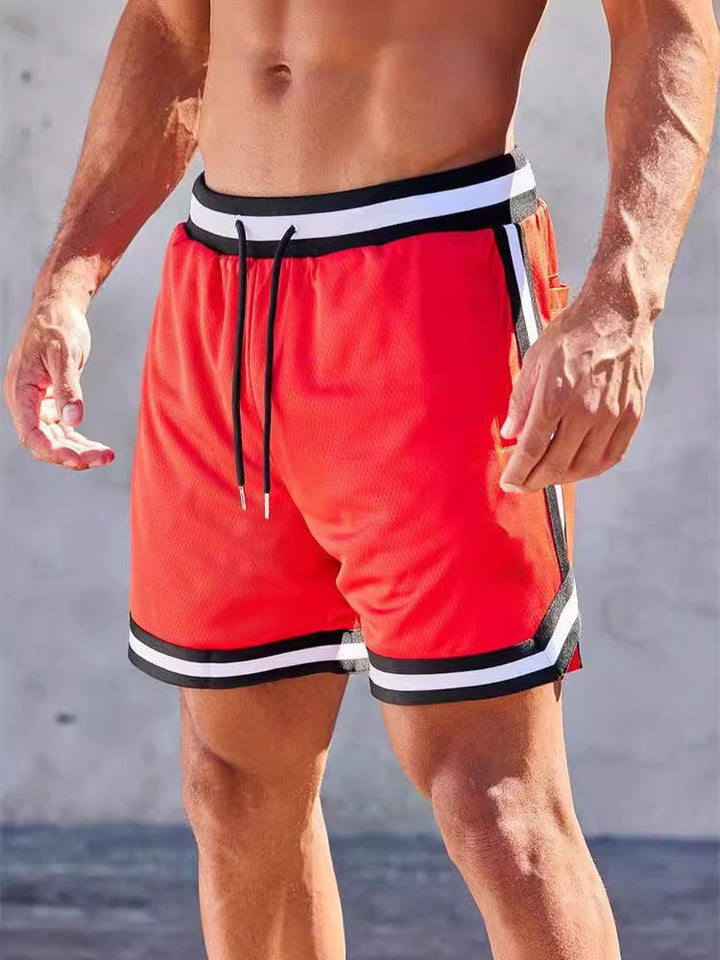 Herren Sportliche Mesh-Shorts mit Seitenstreifen Echoarchiv