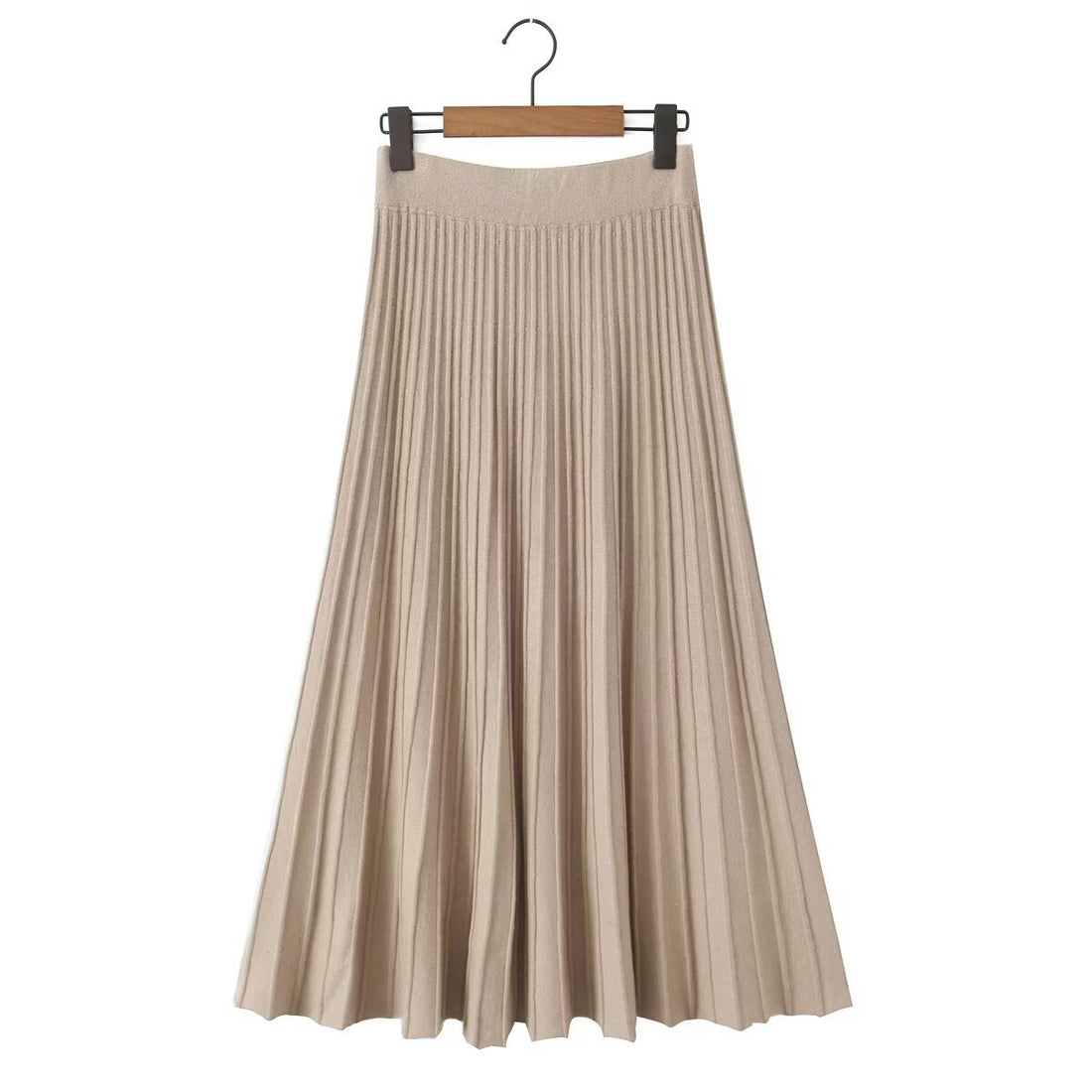 Damen Plissierter Maxi-Rock mit hohem Stretchbund Echo Archiv