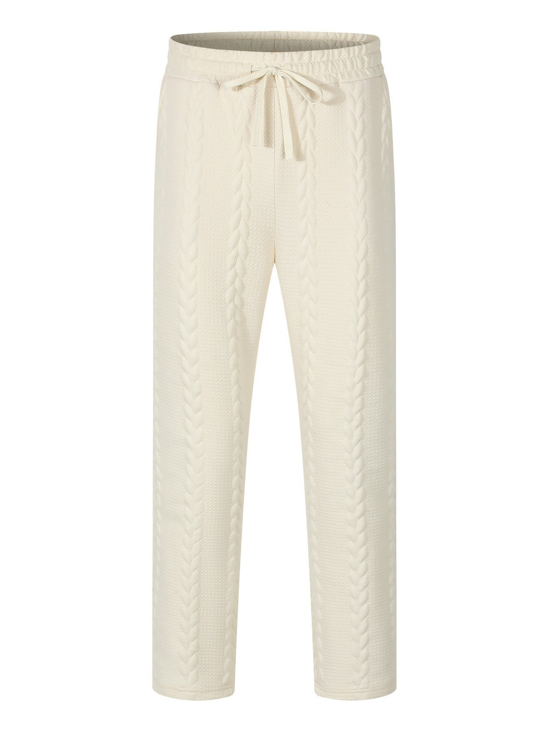 Herren Freizeitliche Stretch-Hose mit Kordelzug und strukturiertem Design Echoarchiv