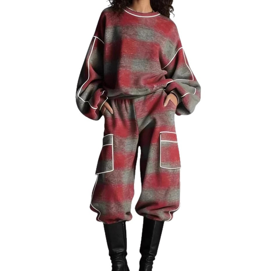 Damen Lässiges Sportliches Lounge-Set – Élanora