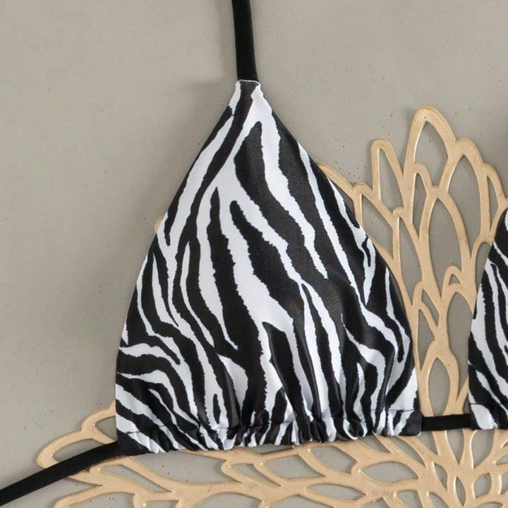 Damen Triangel-Bikini in auffälligem Tiermuster Echo Archiv