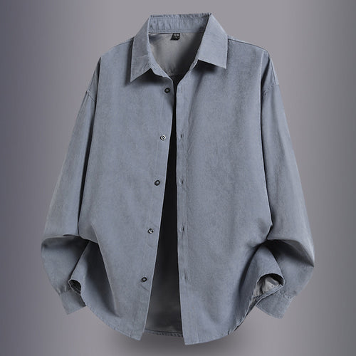 Herren Overshirt aus leichtem Baumwollmaterial mit komfortablem Schnitt Echoarchiv