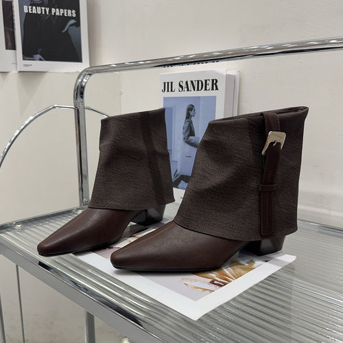 Damen Modische Stiefeletten mit elegantem Wickeldesign Echo Archiv