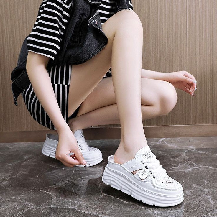 Damen Sneaker mit modischem Plateau und luftiger Schnürung Echo Archiv