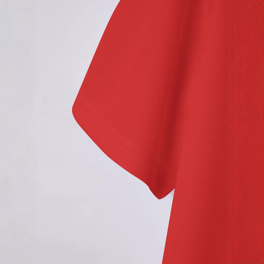 Herren Poloshirt mit kreativen Grafikdetails und atmungsaktivem Material Echoarchiv