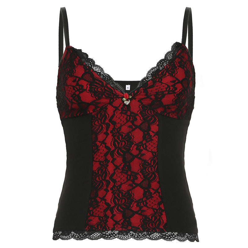 Damen Spitzen-Camisole mit elegantem Schnitt und verführerischen Details Echo Archiv