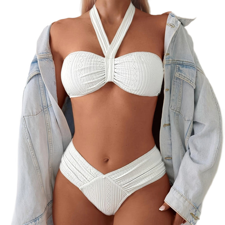 Damen Bandeau-Bikini mit innovativem Wickel-Design und figurschmeichelndem Schnitt Echo Archiv