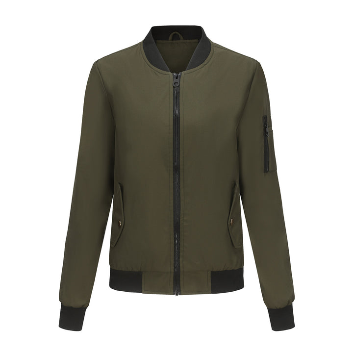 Damen nan leichte Bomberjacke mit Ärmeltasche, kontrastbündchen und sportiver Passform Echo Archiv