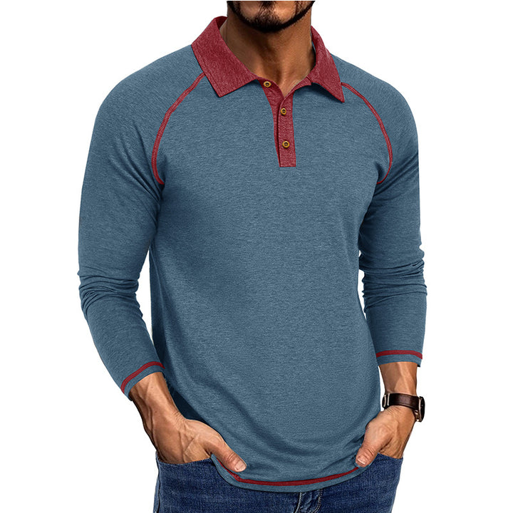 Herren Langarm Polo-Shirt Echoarchiv