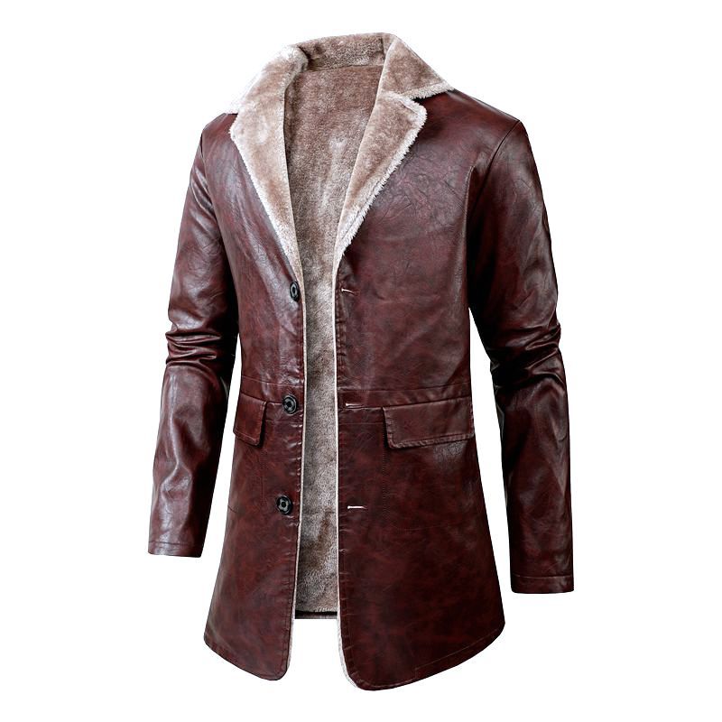 Herren Edle Lammlederjacke mit weichem Innenfutter Echo Archiv