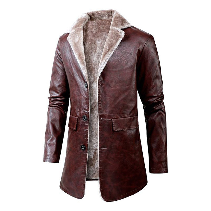 Herren Edle Lammlederjacke mit weichem Innenfutter Echo Archiv