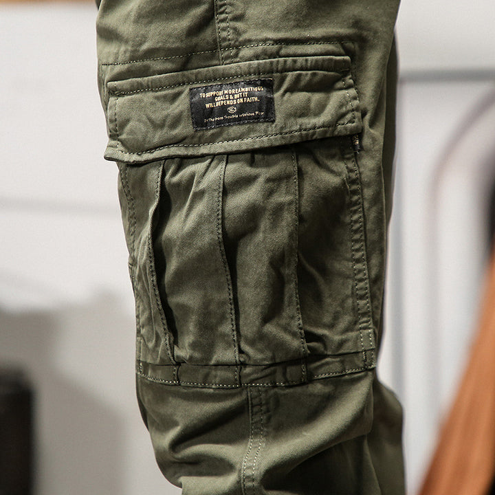 Herren Technische Cargo-Jogginghose mit verstärkten Kniepartien, Multifachtaschen & elastischem Beinabschluss Echoarchiv