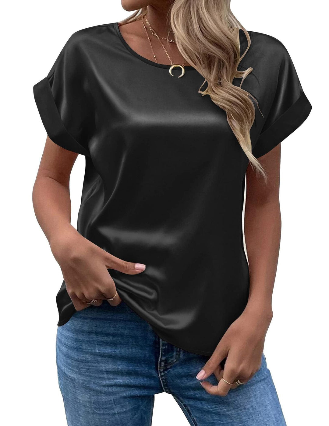 Damen Satin Bluse Echoarchiv