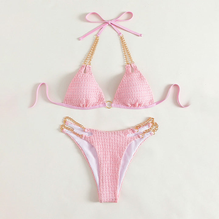Damen Triangel-Bikini mit eleganten Kettenakzenten Echo Archiv