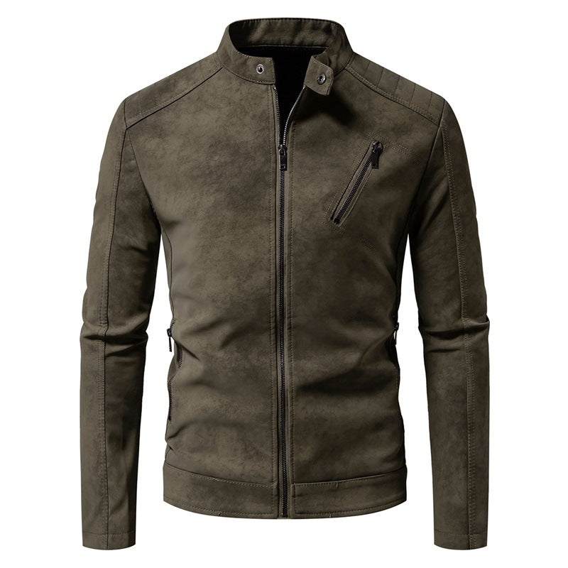 Herren Modische Bikerjacke – Brevano