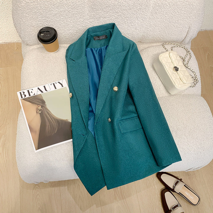 Damen Eleganter Doppelreihiger Blazer Echo Archiv