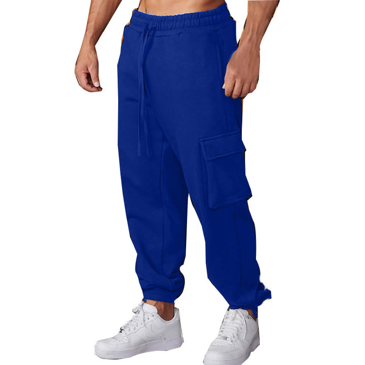 Herren Cargo-Jogginghose mit elastischem Bund und multifunktionalen Taschen Echoarchiv 1754373381