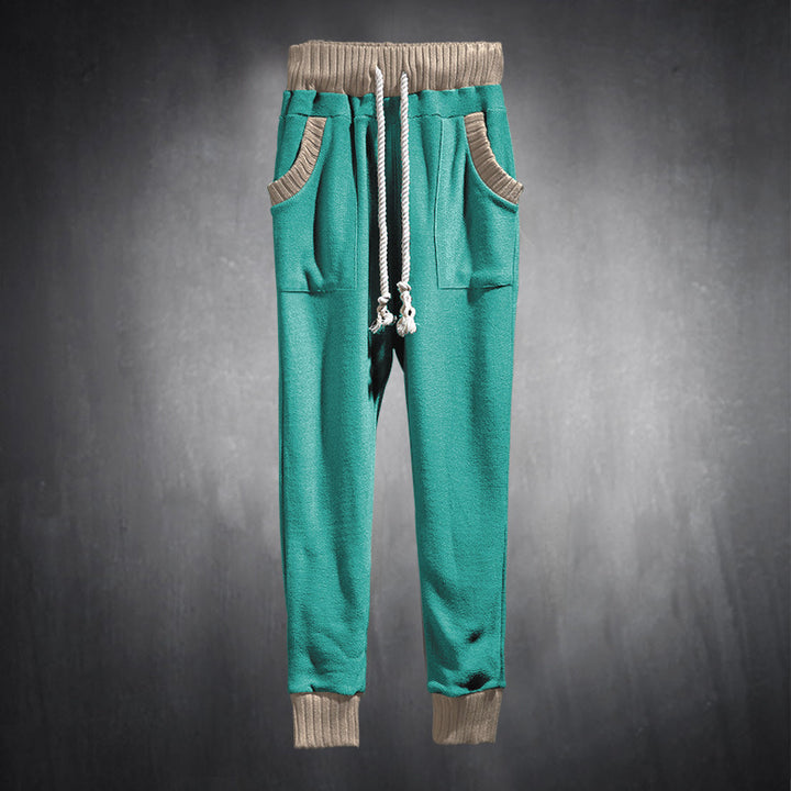 Herren bequeme Freizeit Jogginghose mit seitlichen Taschen und elastischem Bund Echoarchiv