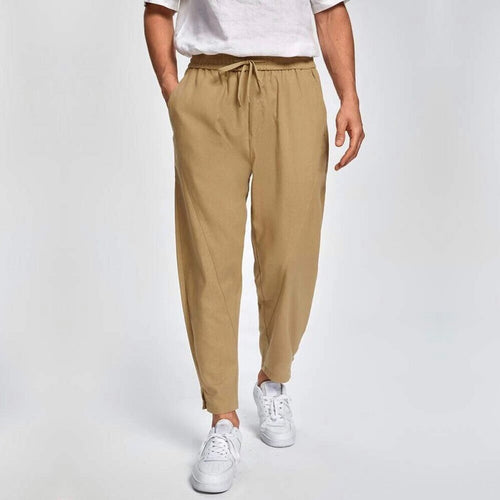 Herren lässige Freizeithose mit elastischem Bund und seitlichen Taschen Echoarchiv