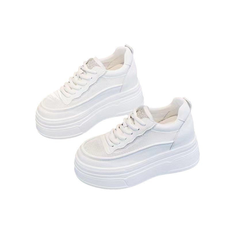 Damen Plateau-Sneaker mit modischen Mesh-Elementen und komfortabler Sohle Echo Archiv