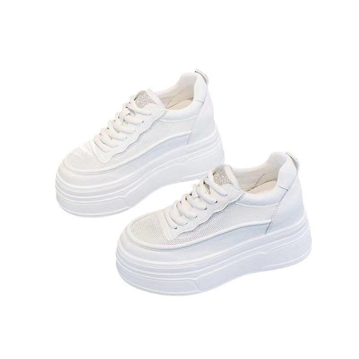 Damen Plateau-Sneaker mit modischen Mesh-Elementen und komfortabler Sohle Echo Archiv
