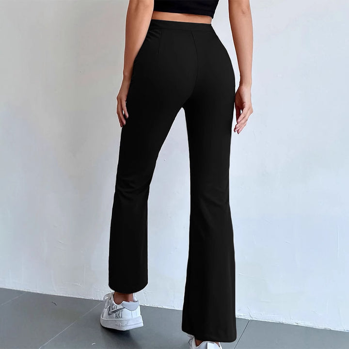 Damen elegante Business-Hose mit seitlichen Eingrifftaschen und schmalem Schnitt Echo Archiv