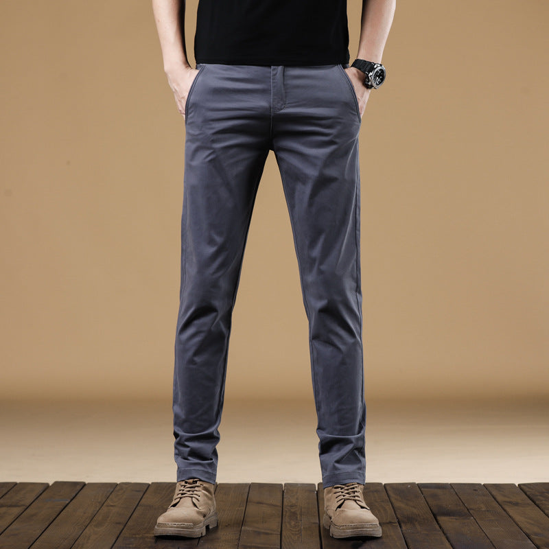 Herren Locker geschnittene Baumwoll-Chino mit Komfortbund und dezentem Stretch Echo Archiv