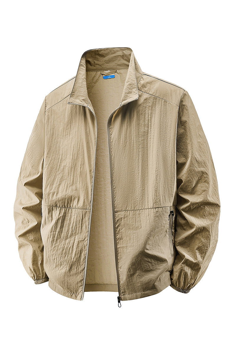 Herren Leichte Windbreaker Jacke Echo Archiv