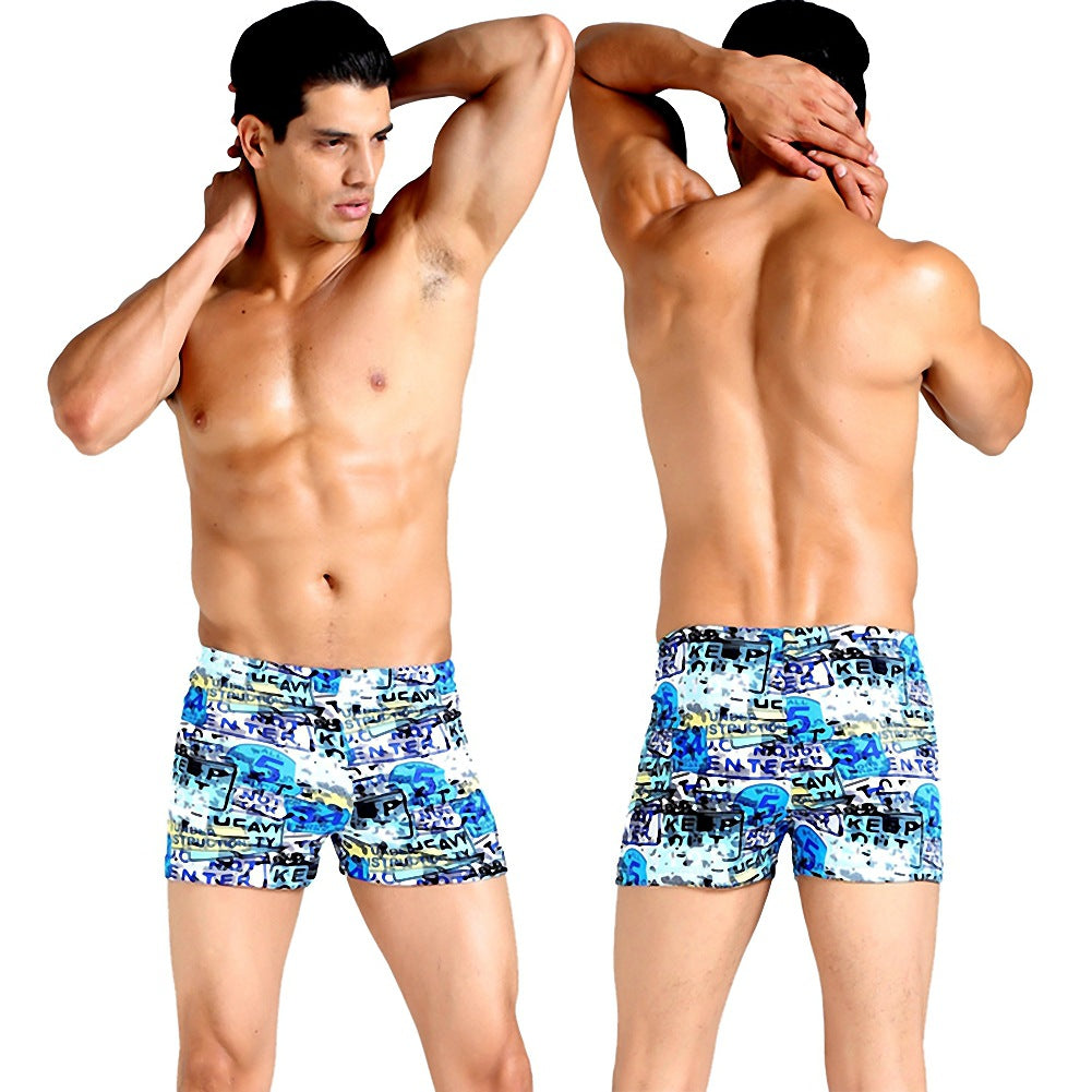 Herren Schwimmshorts mit kreativem Abstract-Muster Echo Archiv