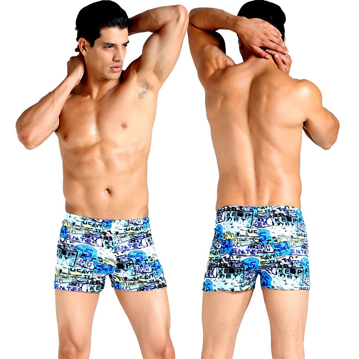 Herren Schwimmshorts mit kreativem Abstract-Muster Echo Archiv