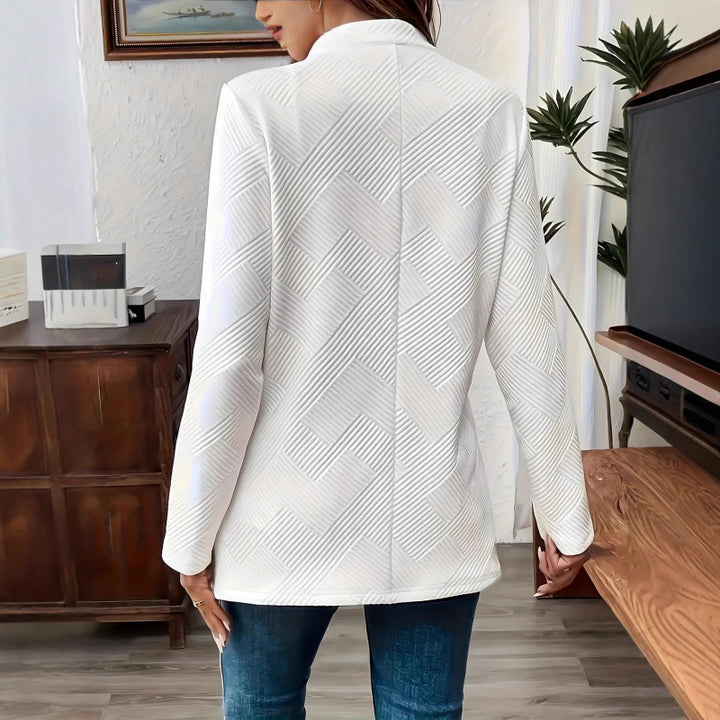 Damen Taillierter Longblazer mit strukturierter Stepp-Optik Echo Archiv