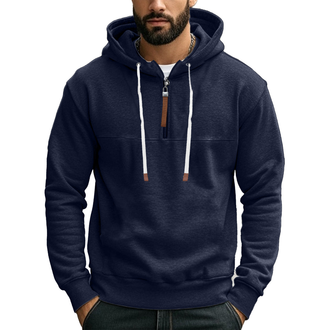 Herren Sweatshirt mit modernem Reißverschlussdesign Echoarchiv