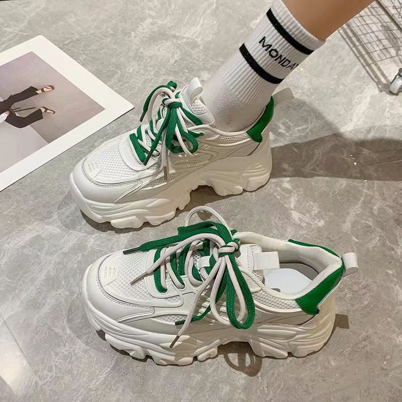 Damen Chunky Sneakers mit atmungsaktiver Mesh-Oberfläche und rutschfester Sohle Echo Archiv