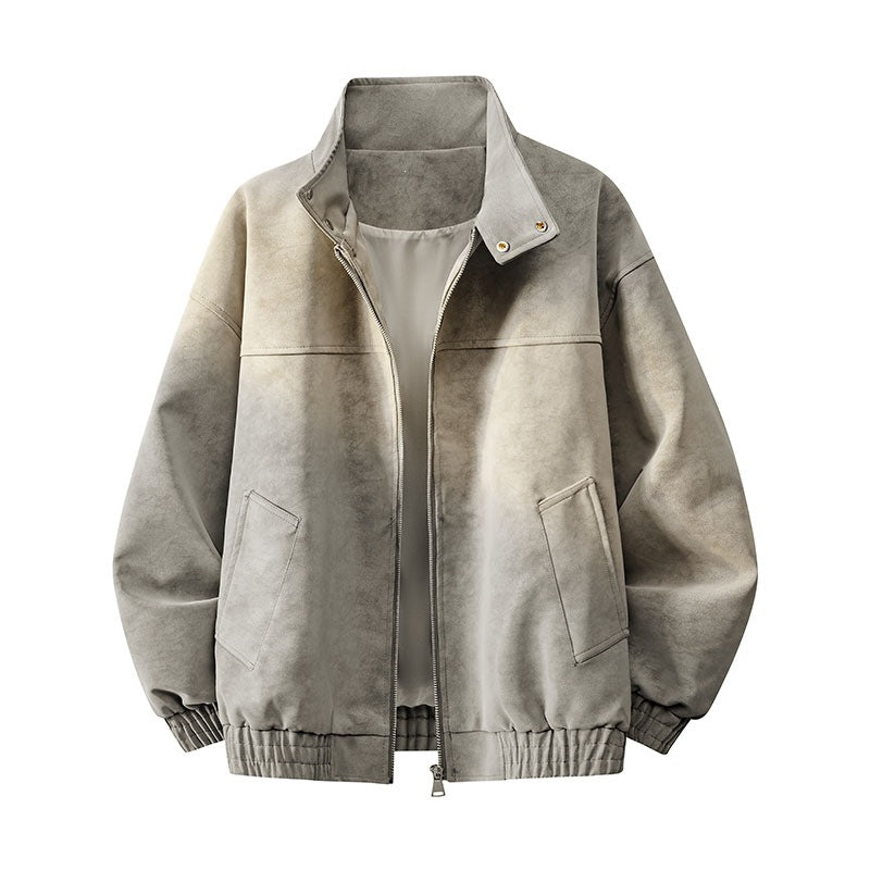 Herren Lässige Outdoor-Jacke mit hohen Kragen und praktischen Taschen Echo Archiv