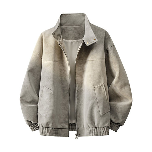 Herren Lässige Outdoor-Jacke mit hohen Kragen und praktischen Taschen Echo Archiv
