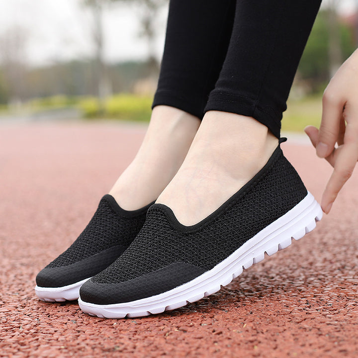 Damen nan ergonomisch geformte Komfort-Slipper mit atmungsaktivem Netzgewebe-Obermaterial und gedämpfter Laufsohle Echo Archiv