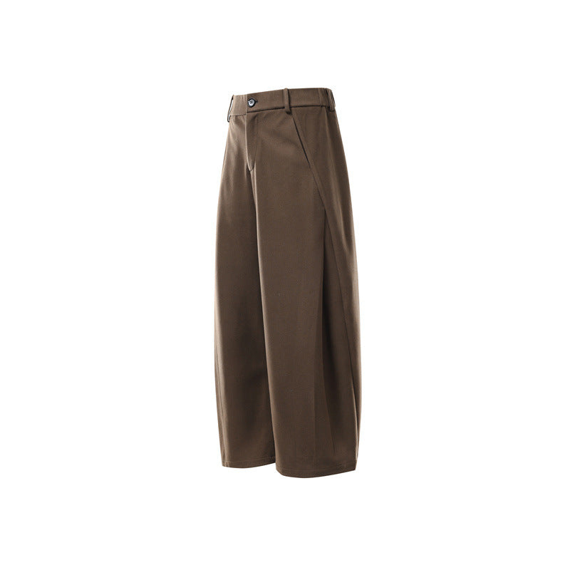 Damen Weite Culotte-Hose aus formstabilem Ponte mit hoher Taille und verdecktem Komfortbund Echoarchiv