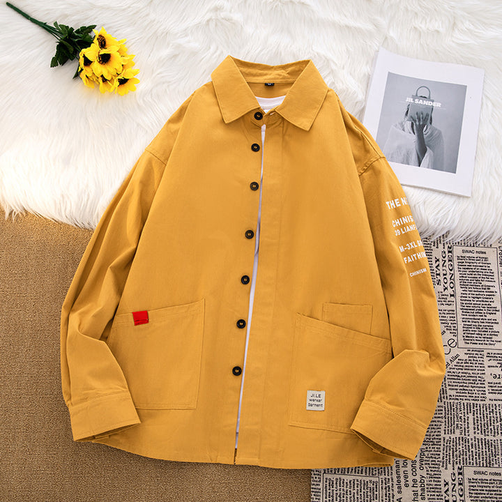 Herren lässige Hemdjacke mit praktischen Taschen und modernem Schnitt Echoarchiv