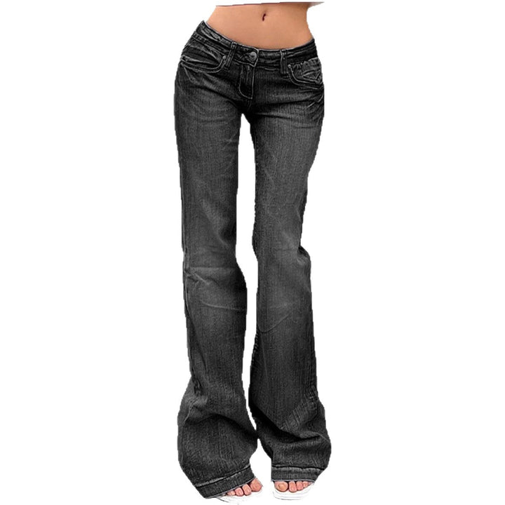 Damen Flared JEchoarchivns mit hohem Bund und Stretch
