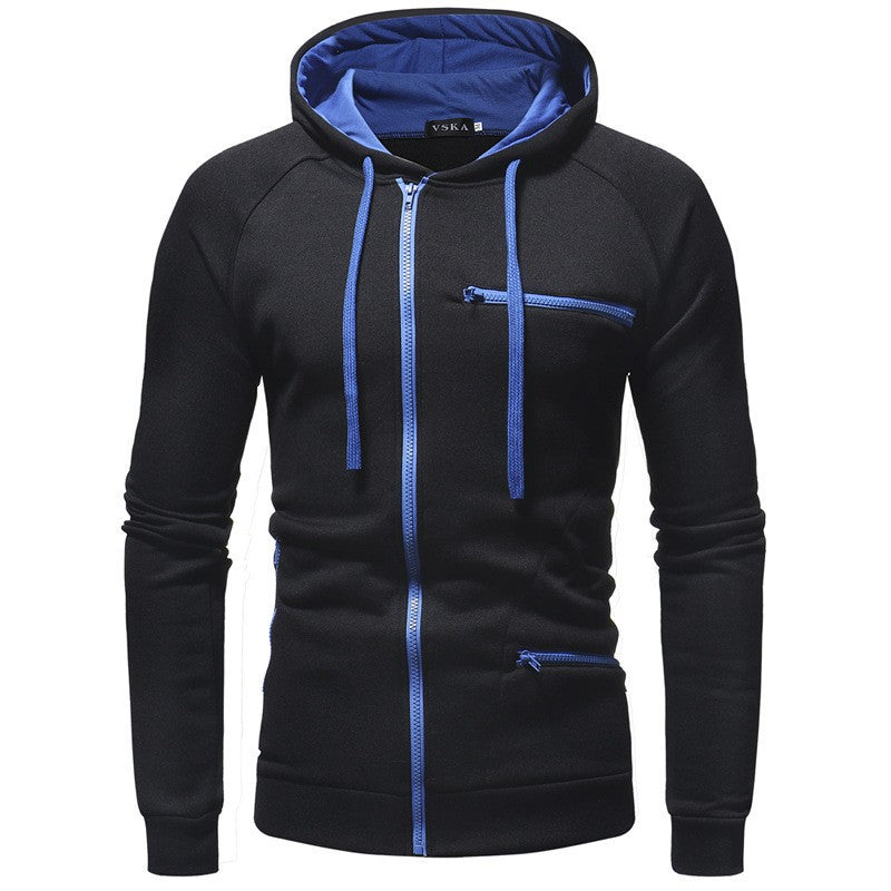 Herren Hoodie mit funktionalen Reißverschlusstaschen Echoarchiv