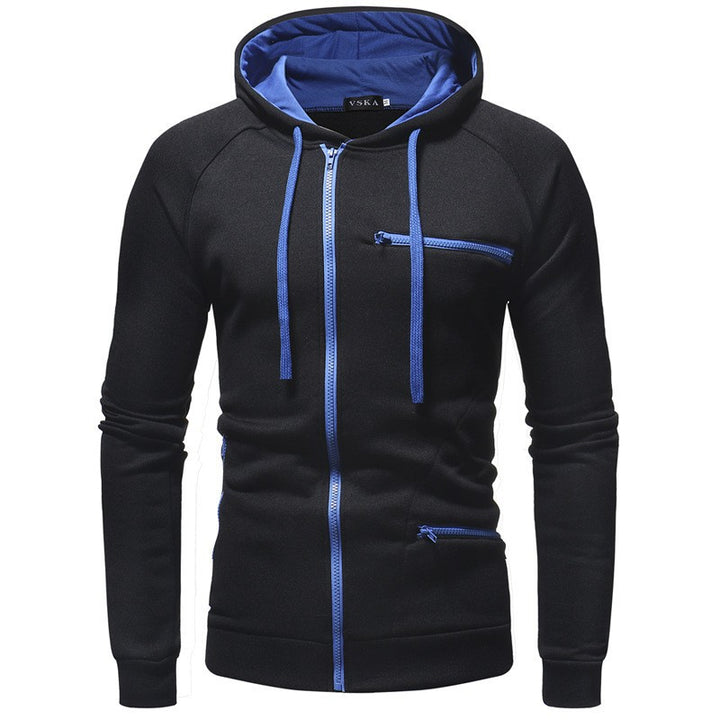 Herren Hoodie mit funktionalen Reißverschlusstaschen Echoarchiv