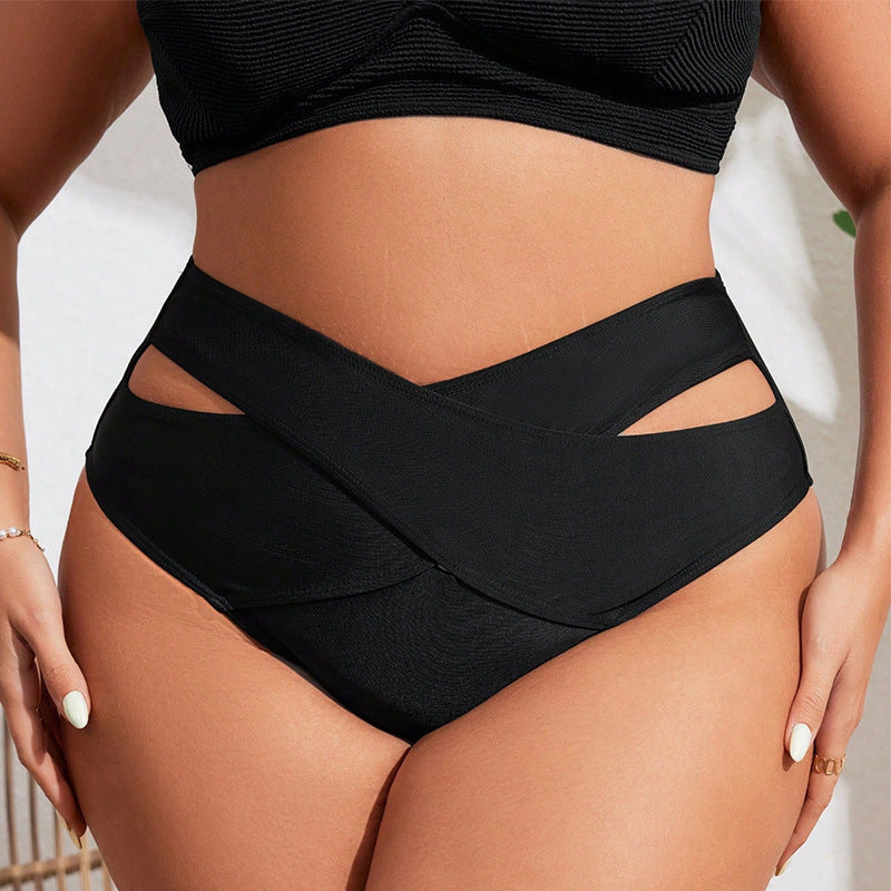 Damen Hoch taillierter Bikinislip mit raffiniertem Schnitt und seitlichen Cut-Outs Echo Archiv