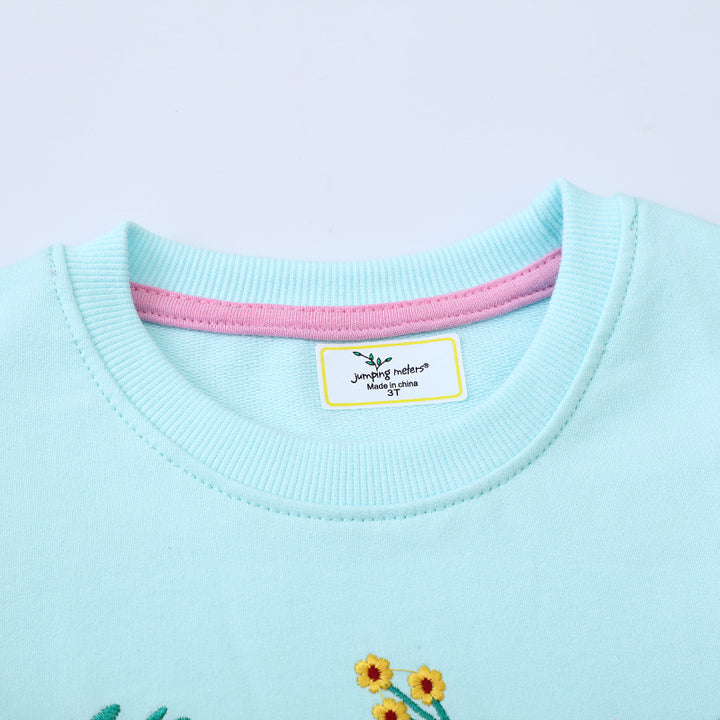 Mädchen Sweatshirt mit buntem Schmetterlingsmotiv Echo Archiv