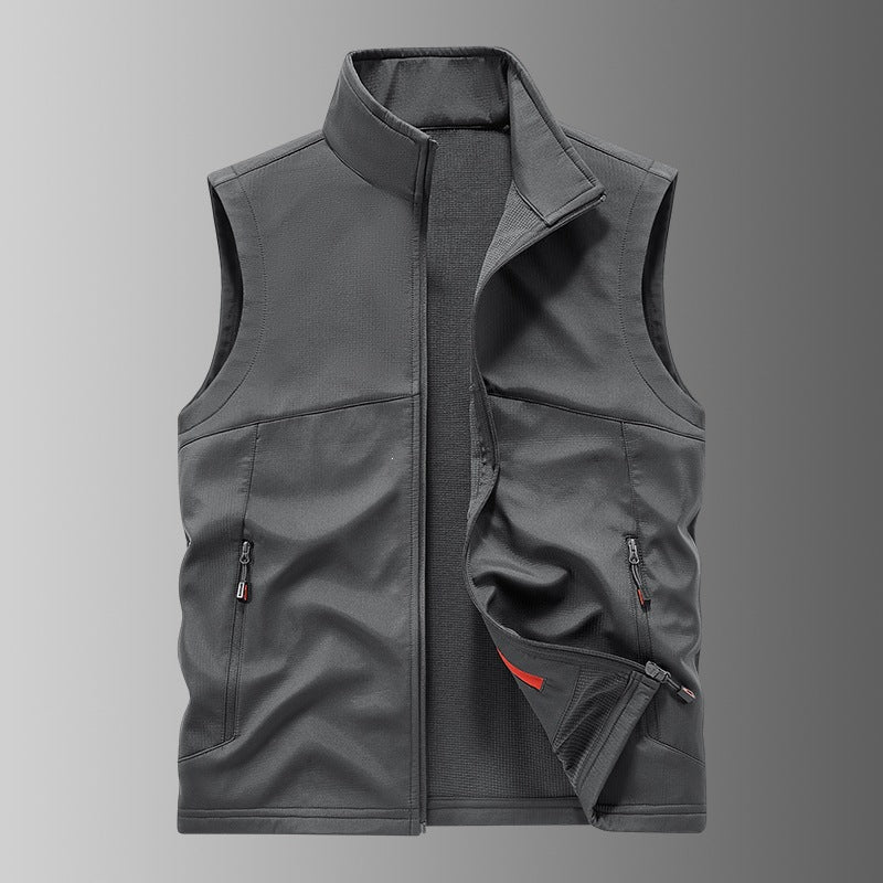 Herren Softshell-Weste mit Fleece-Innenfutter, winddicht und wasserabweisend Echo Archiv