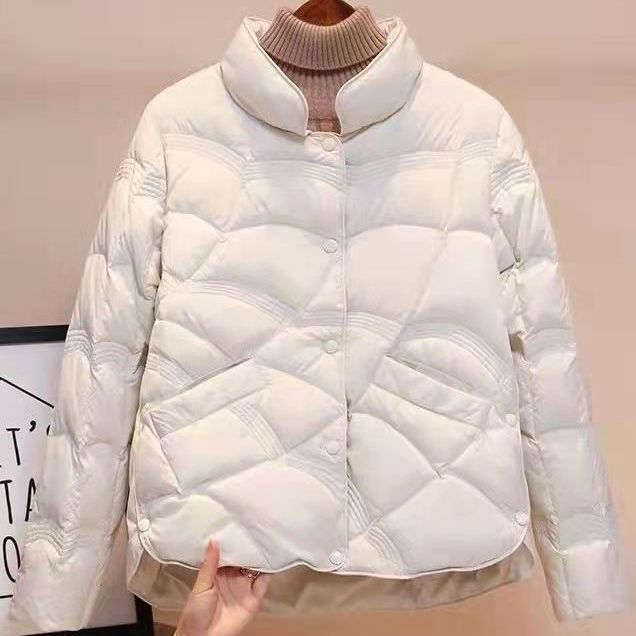 Damen Stepp-Thermo-Blouson mit hochgeschlossenem Kragen und dekorativer Wellensteppung Echoarchiv