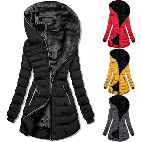 Damen gefütterte Winterjacke Echoarchiv