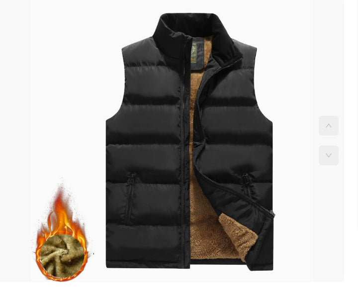 Herren Leichte Softshell-Outdoorweste mit Mesh‑Futter, Reißverschlusstaschen und Stehkragen – Marzano