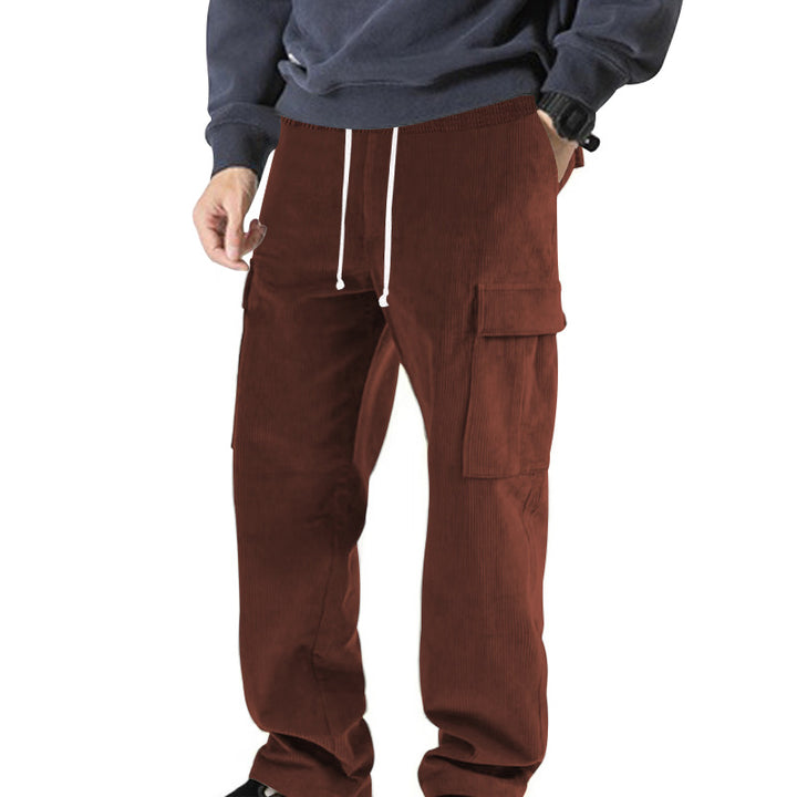 Herren Cargo-Hose mit elastischem Bund und funktionalen Taschen Echoarchiv